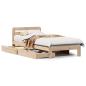 Preview: Massivholzbett ohne Matratze 90x200 Kiefernholz
