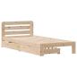 Preview: Massivholzbett ohne Matratze 90x200 Kiefernholz
