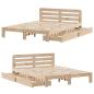 Preview: Massivholzbett ohne Matratze 150x200 cm Kiefernholz