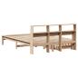 Preview: Massivholzbett mit Regal ohne Matratze 160x200 cm Kiefernholz