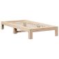 Preview: Massivholzbett ohne Matratze 90x200 Kiefernholz