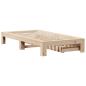 Preview: Massivholzbett ohne Matratze 90x200 Kiefernholz