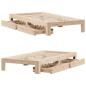 Preview: Massivholzbett ohne Matratze 90x200 Kiefernholz