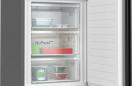 Preview: Siemens KG39NSBBF iQ700 Stand Kühl-Gefrierkombination, 60cm breit, 363 L, noFrost, dimLight, HomeConnect, schwarz
