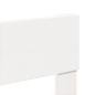 Preview: Massivholzbett ohne Matratze Weiß 200x200 cm Kiefernholz