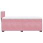 Preview: Boxspringbett mit Matratze Rosa 90x200 cm Samt