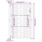 Preview: Gartentor 105x155 cm Cortenstahl Quadratisches Design