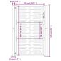Preview: Gartentor 105x155 cm Cortenstahl Quadratisches Design