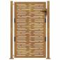 Preview: Gartentor 105x155 cm Cortenstahl Quadratisches Design