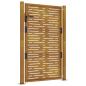 Preview: Gartentor 105x155 cm Cortenstahl Quadratisches Design