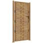 Preview: Gartentor 105x180 cm Cortenstahl Quadratisches Design