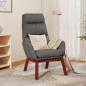 Preview: ARDEBO.de - Relaxsessel Hellgrau Stoff