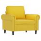 Preview: Sessel Gelb 60 cm Samt