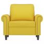 Preview: Sessel Gelb 60 cm Samt