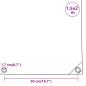 Preview: Abdeckplane Schwarz 1,5x2 m 650 g/m²