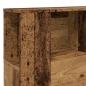 Preview: Kopfteil mit Stauraum Altholz-Optik 140x18,5x102,5 cm