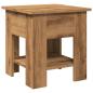 Preview: Couchtisch Artisan-Eiche 40x40x42 cm Holzwerkstoff