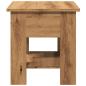 Preview: Couchtisch Artisan-Eiche 40x40x42 cm Holzwerkstoff