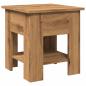 Preview: Couchtisch Artisan-Eiche 40x40x42 cm Holzwerkstoff