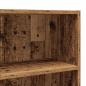 Preview: Waschmaschinenregal Altholz-Optik 64x24x190 cm