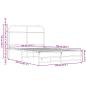 Preview: Bettgestell ohne Matratze 120x200 cm Braun Eichen-Optik