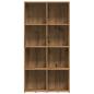 Preview: Bücherregal Artisan-Eiche 66x30x130 cm Holzwerkstoff