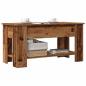 Preview: ARDEBO.de - Couchtisch Altholz-Optik 101x49x52 cm Holzwerkstoff