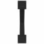 Preview: Esstischbeine X-Form 3 Stk. Schwarz 80x(72-73) cm Stahl