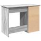 Preview: Schreibtisch Grau Sonoma 102x50x75 cm Holzwerkstoff