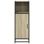 Preview: Badschrank Sonoma-Eiche 35x37,5x100 cm Holzwerkstoff