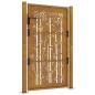 Preview: Gartentor 105x155 cm Cortenstahl Bambus-Design