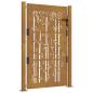 Preview: Gartentor 105x155 cm Cortenstahl Bambus-Design