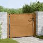 Preview: Gartentor 105x105 cm Cortenstahl