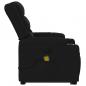 Preview: Massagesessel mit Aufstehhilfe Schwarz Stoff