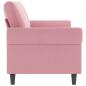 Preview: 3-Sitzer-Sofa Rosa 180 cm Samt