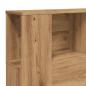 Preview: Kopfteil mit Stauraum Artisan-Eiche 140x18,5x102,5 cm