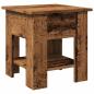 Preview: Couchtisch Altholz-Optik 40x40x42 cm Holzwerkstoff