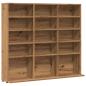 Preview: CD-Regal Artisan-Eiche 100x23x89,5 cm Holzwerkstoff