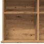 Preview: CD-Regal Artisan-Eiche 100x23x89,5 cm Holzwerkstoff
