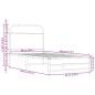 Preview: Bettgestell ohne Matratze 90x190 cm Braun Eichen-Optik
