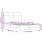 Preview: Bettgestell ohne Matratze 135x190 cm Braun Eichen-Optik