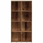 Preview: Bücherregal Altholz-Optik 66x30x130 cm Holzwerkstoff