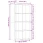 Preview: Bücherregal Altholz-Optik 66x30x130 cm Holzwerkstoff
