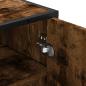 Preview: Schuhregal Räuchereiche 48x38x97,5 cm Holzwerkstoff