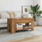 Preview: Couchtisch Artisan-Eiche 101x49x52 cm Holzwerkstoff