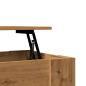 Preview: Couchtisch Artisan-Eiche 101x49x52 cm Holzwerkstoff