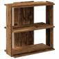 Preview: Bücherregal 3 Böden Altholz-Optik 60x30x60 cm Holzwerkstoff