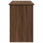 Preview: Schreibtisch Braun Eichen-Optik 102x50x75 cm Holzwerkstoff