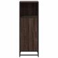 Preview: Badschrank Braun Eichen-Optik 35x37,5x100 cm Holzwerkstoff