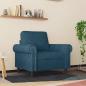 Preview: Sessel Blau 60 cm Samt